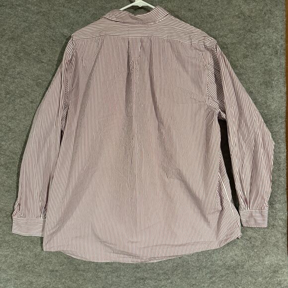 Brooks Brothers Button Down Shirt Men Sz 17.5 34 Office Stripes Academia Preppy - Picture 8 of 8